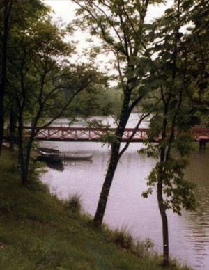 The old bridge at Camp Carew.