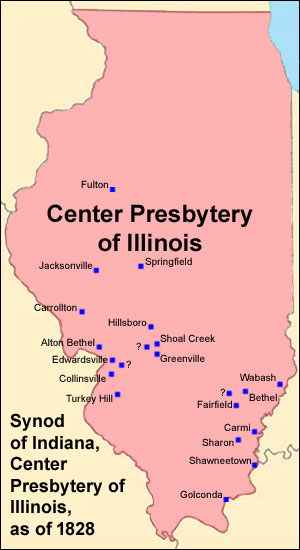 Synod of Indiana, Center Presbytery of Illinois, 1828-31.