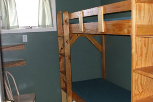 A room in Ryman Cabin